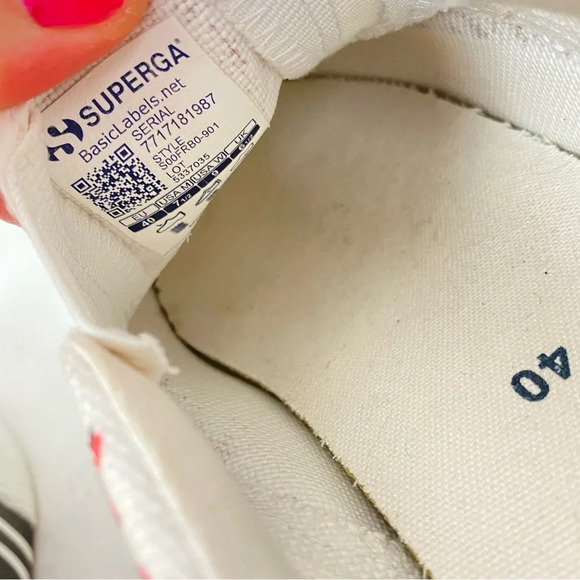 Superga Platform Sneakers Unisex Mens 7.5 Womens 9 Slip On Canvas Thick Soles - Picture 15 of 16